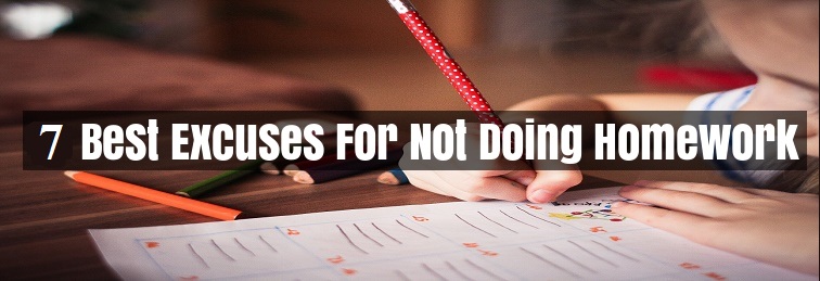 Why I Didn’t Do My Homework: Top 7 Excuses?