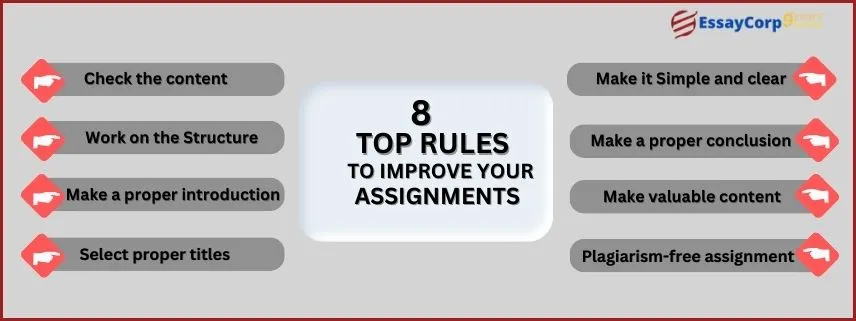 8 top rules to improve your assignments