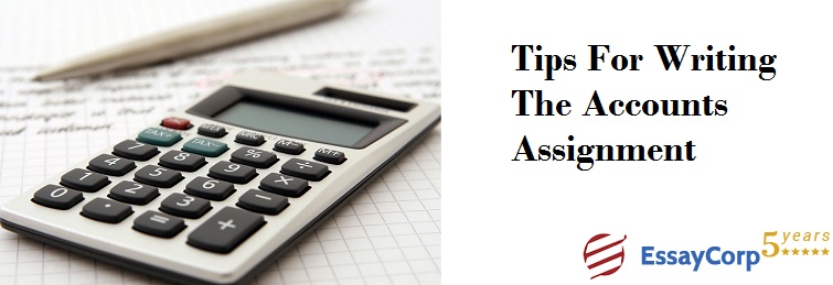 Top Suggestions For Writing the Accounts Assignment