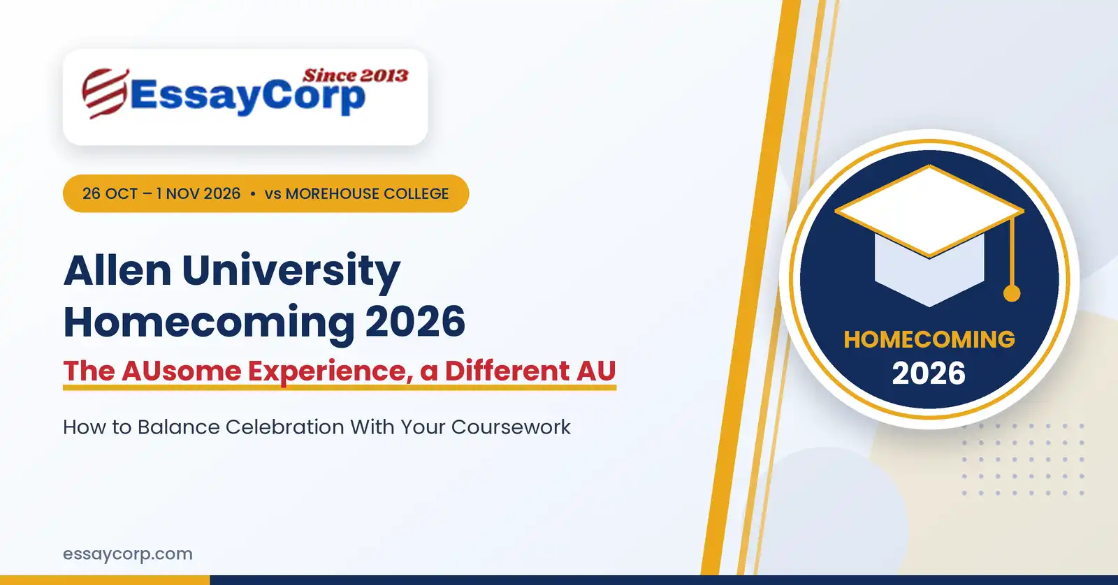 Allen University Homecoming 2026: The AUsome Experience, a Different AU, and How to Balance Celebration With Your Coursework