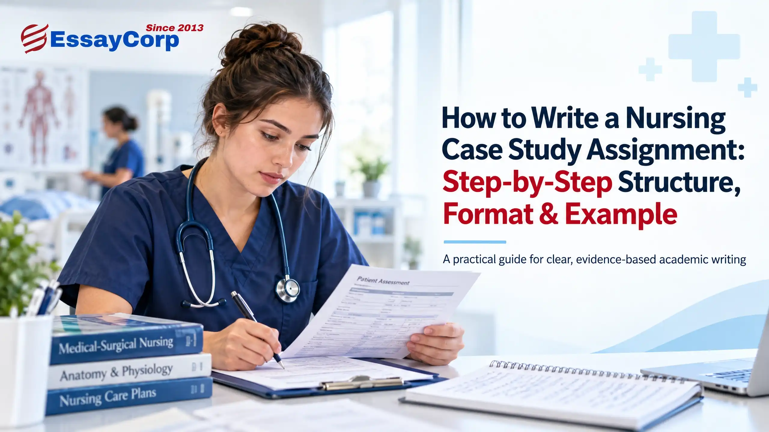 How to Write a Nursing Case Study Assignment: Step-by-Step Structure, Format & Example