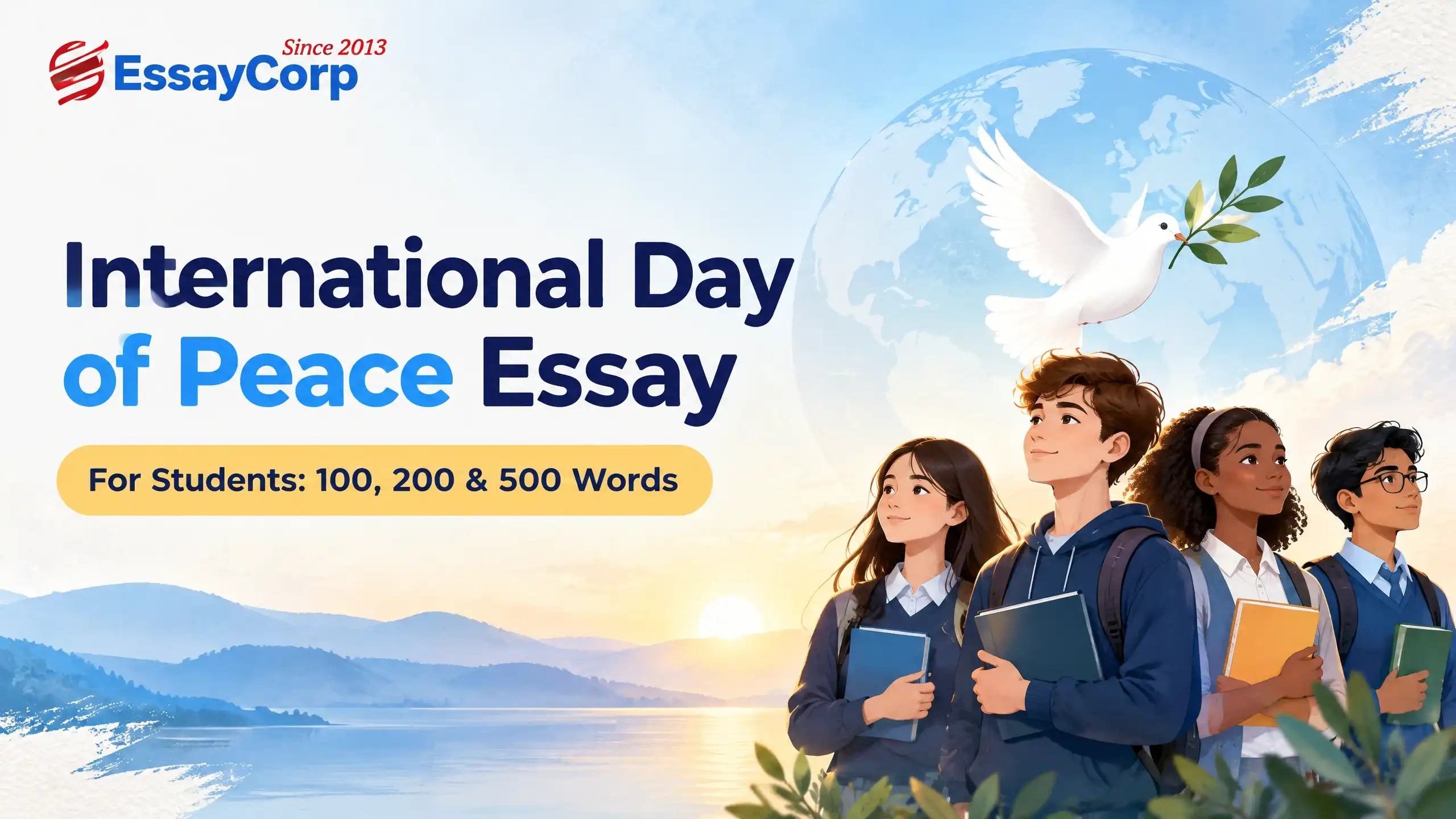 International Day of Peace Essay for Students: 100, 200 & 500 Words